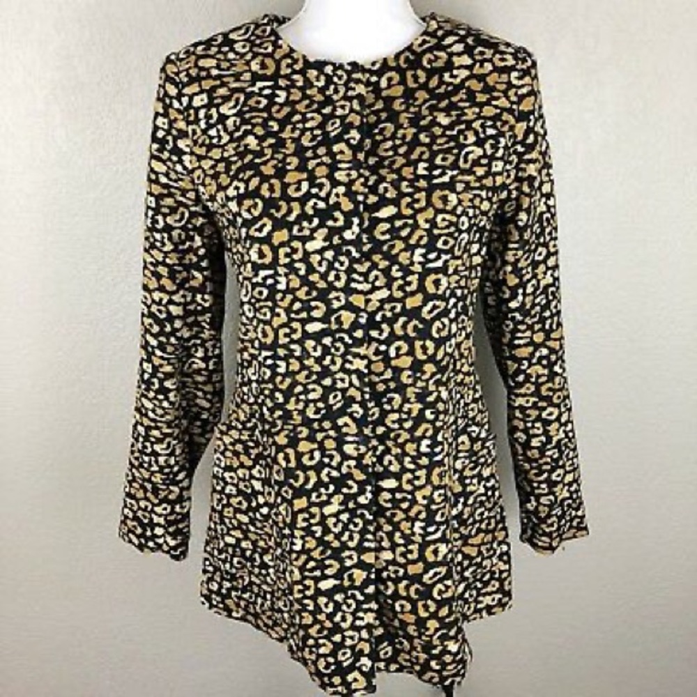 NEW Cheetah Frock Topcoat, size small